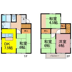 古河市桜町18-4戸建の物件間取画像